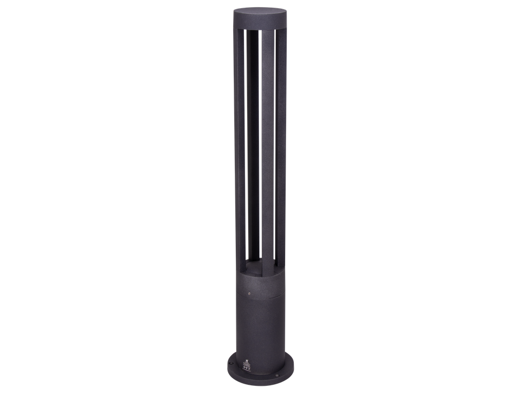 [32-3-ACOCE-813] 32-3-ACOCE-813-BORNE JARDIN LED IP54 H80CM 220V (7W, 3000K, GRIS FONCE)