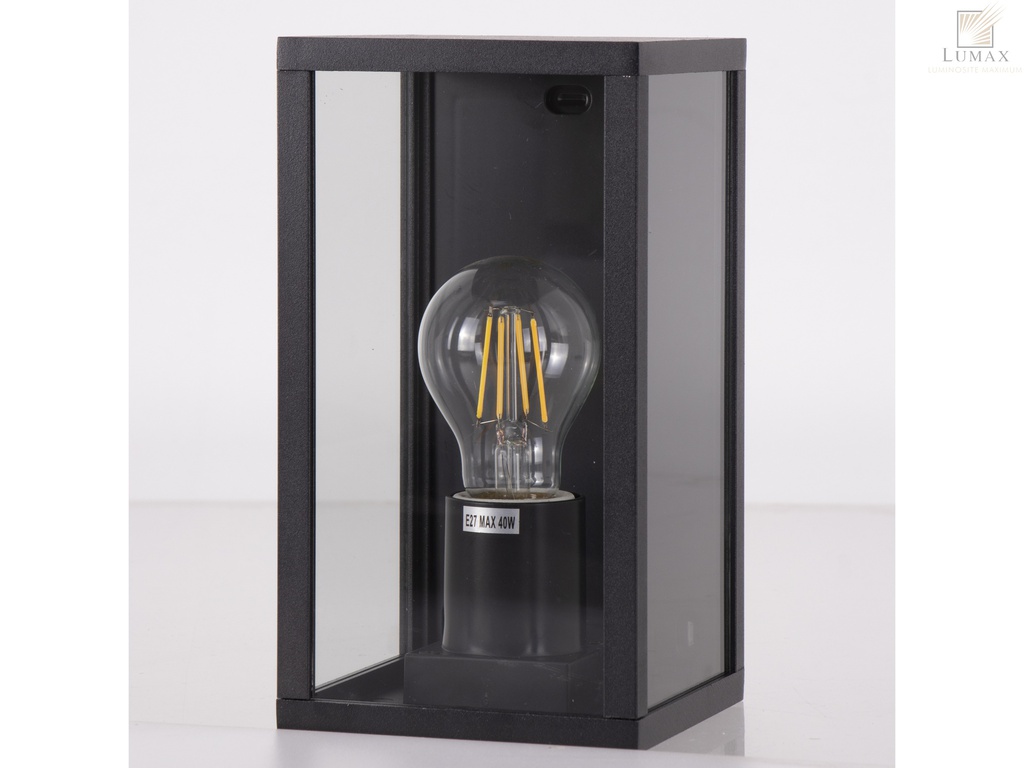 32-5-RAIPONCE-001-APPLIQUE D'EXTERIEUR E27 IP44 220V (NOIR)