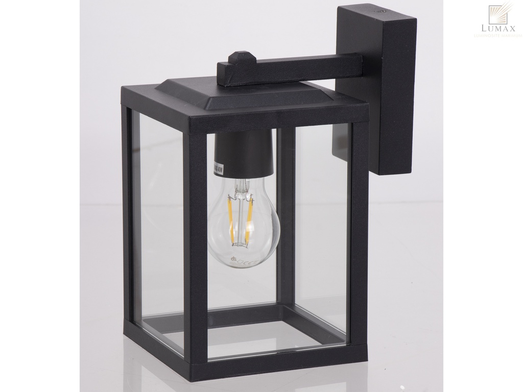 [32-5-SAUGE-001] 32-5-SAUGE-001-APPLIQUE D'EXTERIEUR E27 IP44 DOWN 220V (NOIR)