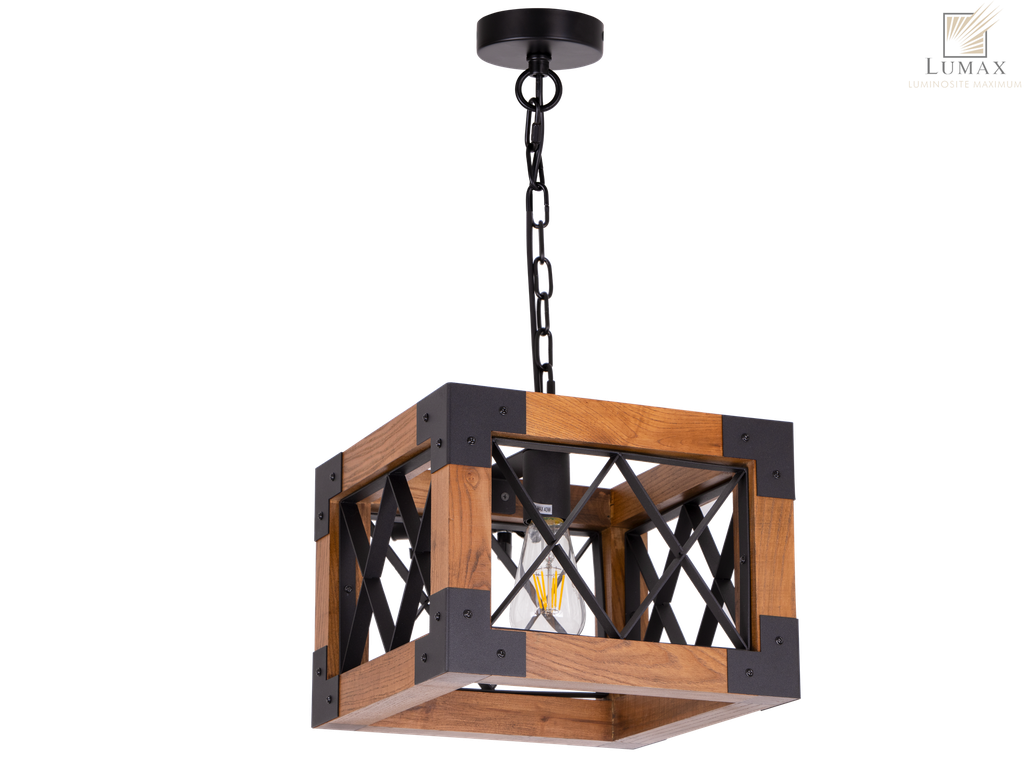 803-SAPOTIER-001-SUSPENSION E27 L300*W300*H250