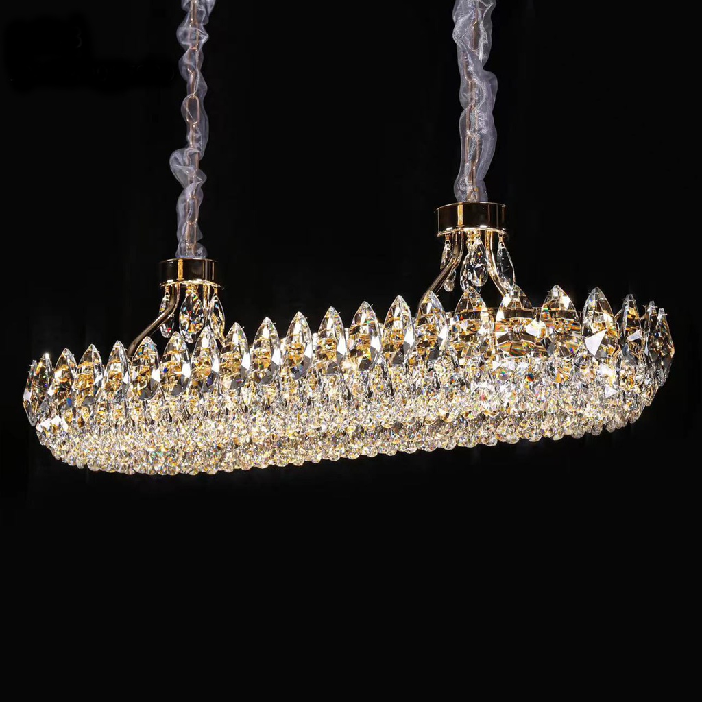 804-VIOLETTE-012-LUSTRE 12*E14 220V D1000*400*H280MM VIOLETTE