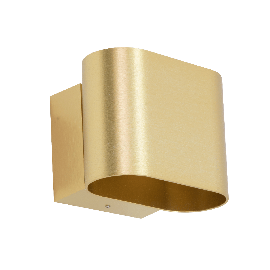 [322-KARINA-1283] 322-KARINA-1283 APPLIQUE D'EXTERIEUR LED IP54 220V KARINA (12W, 3000K, DORE BROSSE)