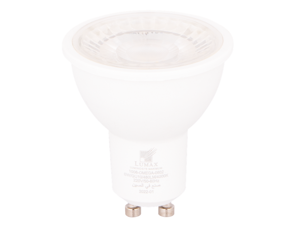 1006-OMEGA-0602-LAMPE GU10 LED SMD 38° 220V