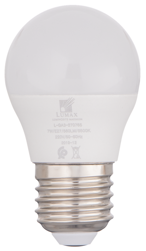 L-GA3-270765-LAMPE LED SMD OPAQUE G45 E27 220V L-GAMMA