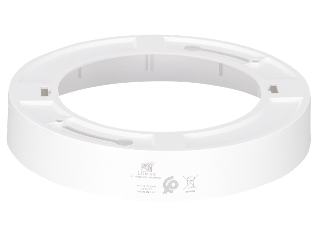 P-TH7-221800-CADRE PVC APPARENT ROND POUR PANEL 18W XANIA