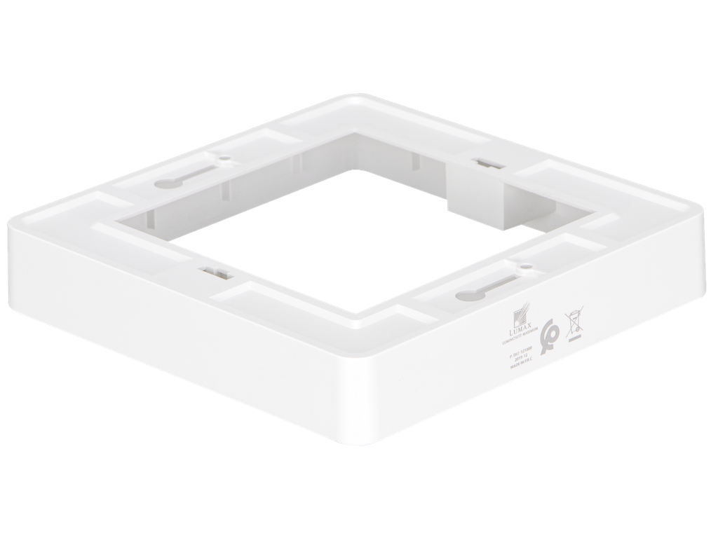 P-TH7-121800-CADRE PVC APPARENT CARRE POUR PANEL 18W XANIA