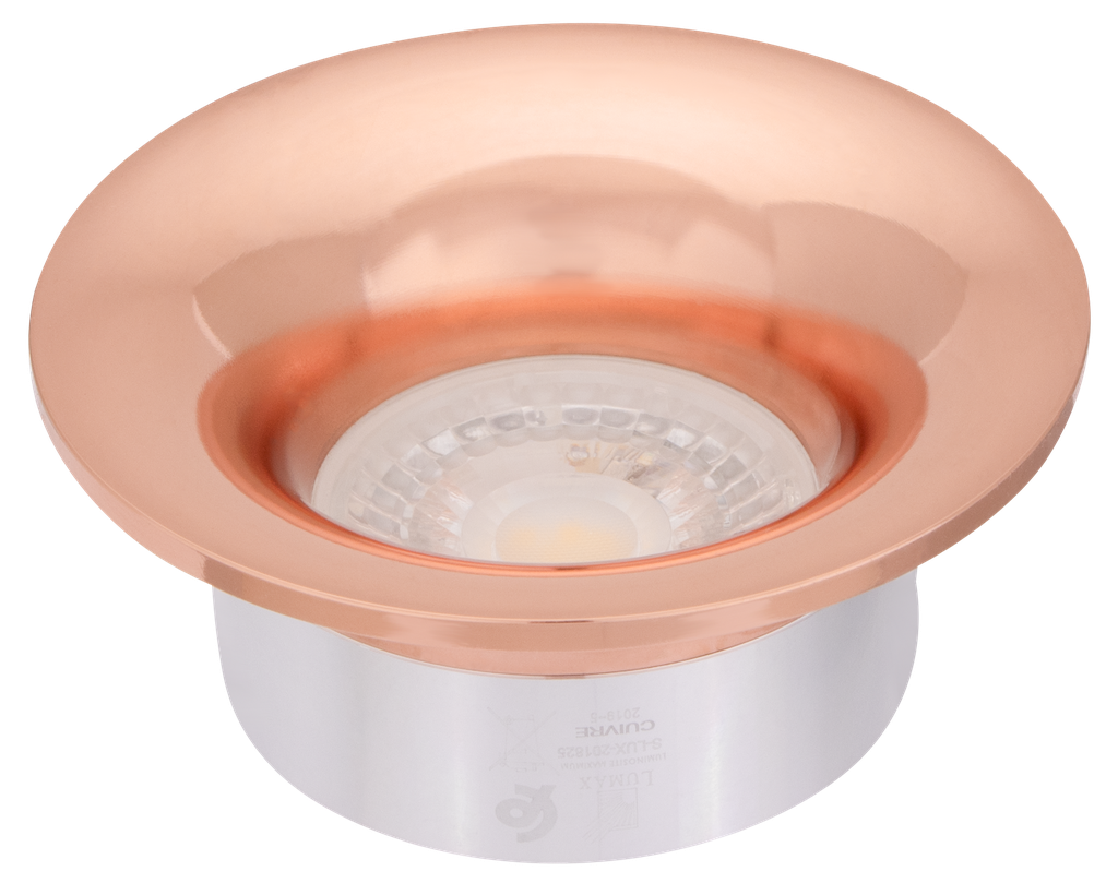 S-LUX-201825-SPOT GU10 A ENCASTRER ROND RETRAIT ALUMINIUM ASTORIA