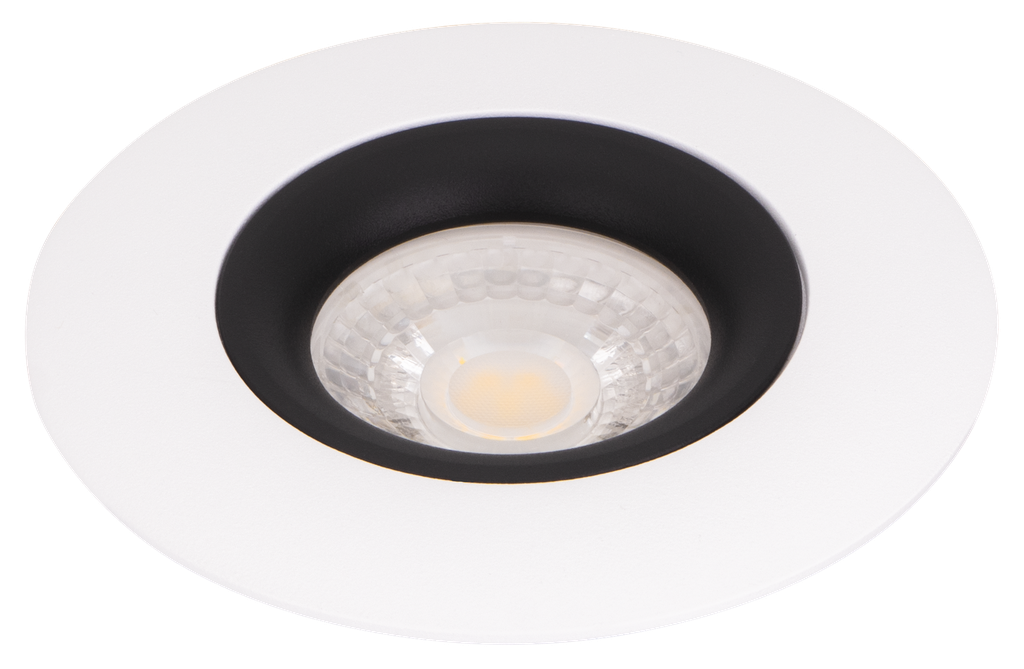 22-1-CHALINGA-WH/BK-SPOT MR16 A ENCASTRER ROND FIXE ALUMINIUM