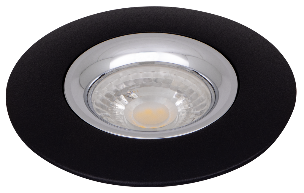 22-1-CHALINGA-BK/CH-SPOT MR16 A ENCASTRER ROND FIXE ALUMINIUM