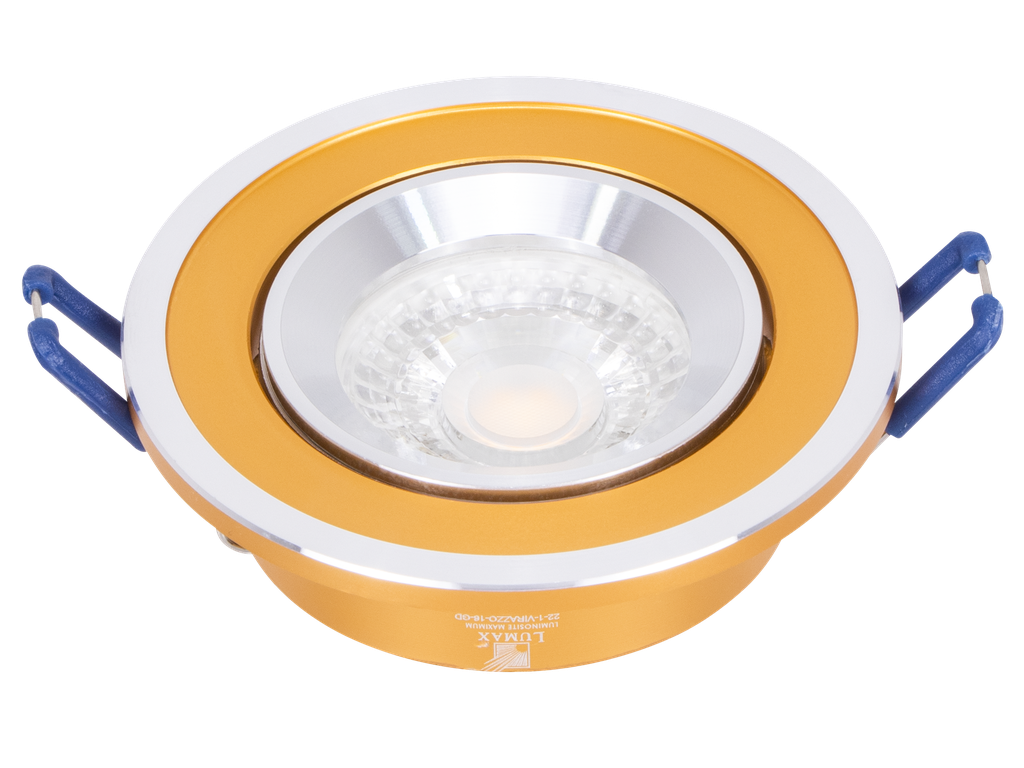 22-1-VIRAZZO-16-GD-SPOT MR16 A ENCASTRER ROND ORIENTABLE ALUMINIUM