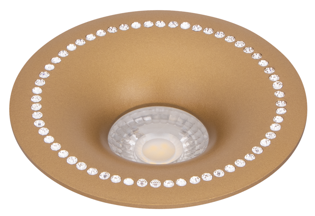 S-LUX-262186-SPOT MR16 A ENCASTRER ROND ALUMINIUM+CRISTAL LUBINKA
