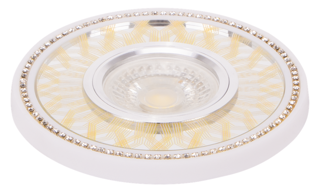 S-VI11-261917-SPOT MR16 A ENCASTRER ROND ACRYLIQUE+GLASS + LED 3W DUNDA