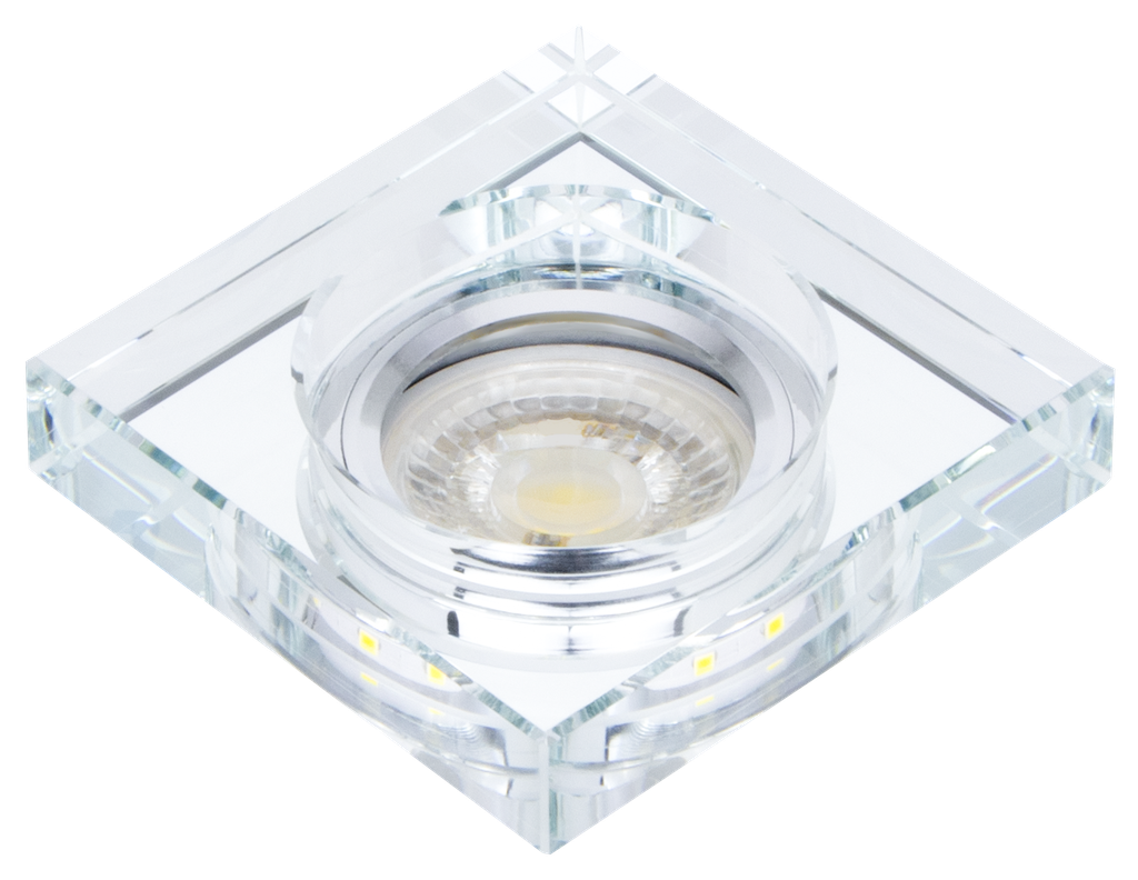 224-PRINCIPA-21-SPOT GU10 A ENCASTRER CARRE + LED 3W