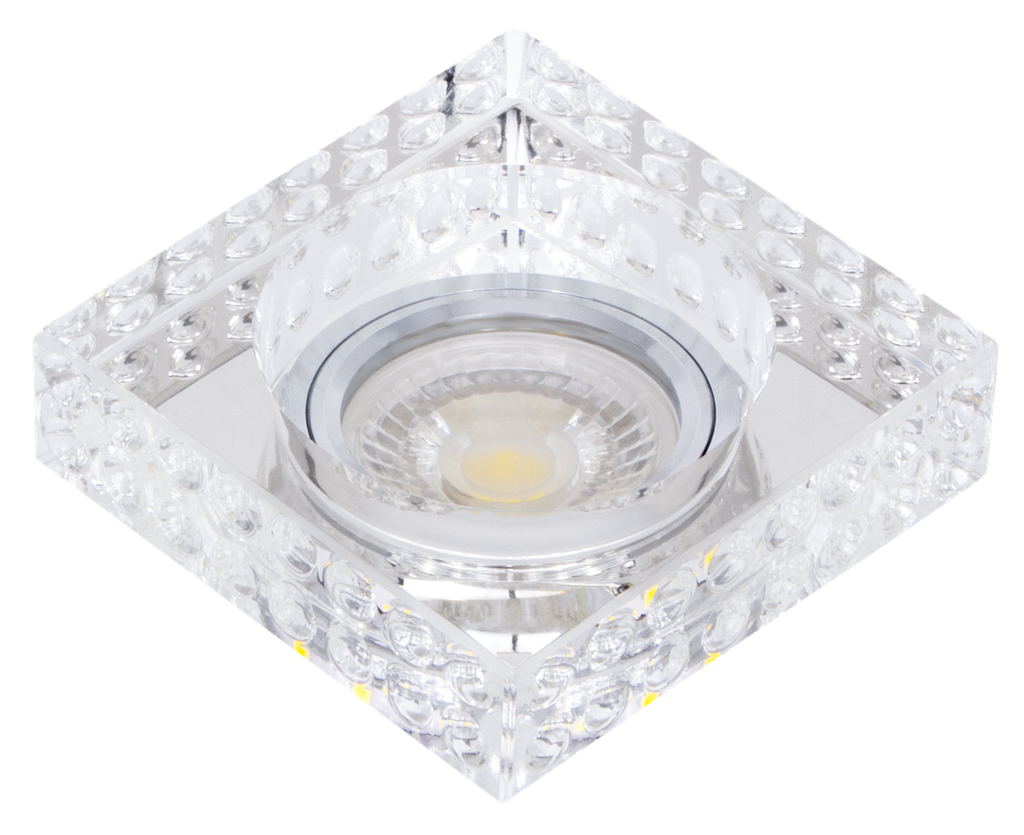 224-ESCORIA-21-SPOT GU10 A ENCASTRER CARRE + LED 3W