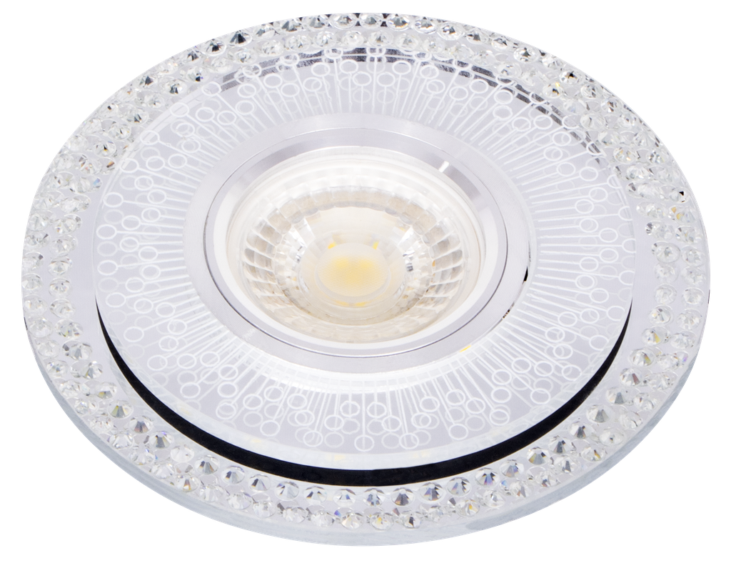 S-VI13-221925-SPOT MR16 A ENCASTRER ROND GLASS + LED 3W KYOUNA