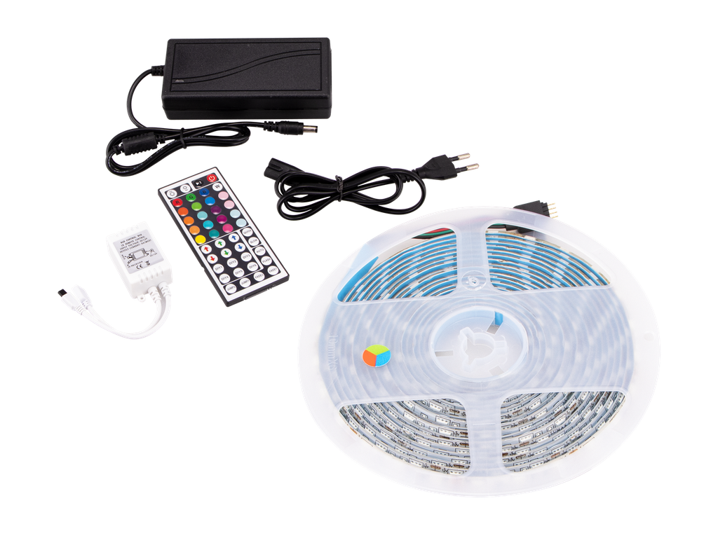 R-RU6-550605-RUBAN LED 5050-60LED 12V 5ML IP65 CENTRO