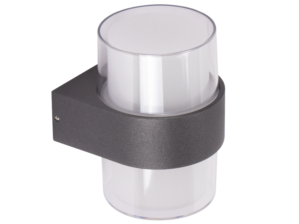 [J-AP4-311240] J-AP4-311240-APPLIQUE LED D'EXTERIEUR IP54 220V NOCITTA (2*6W, 4000K, GRIS FONCE)