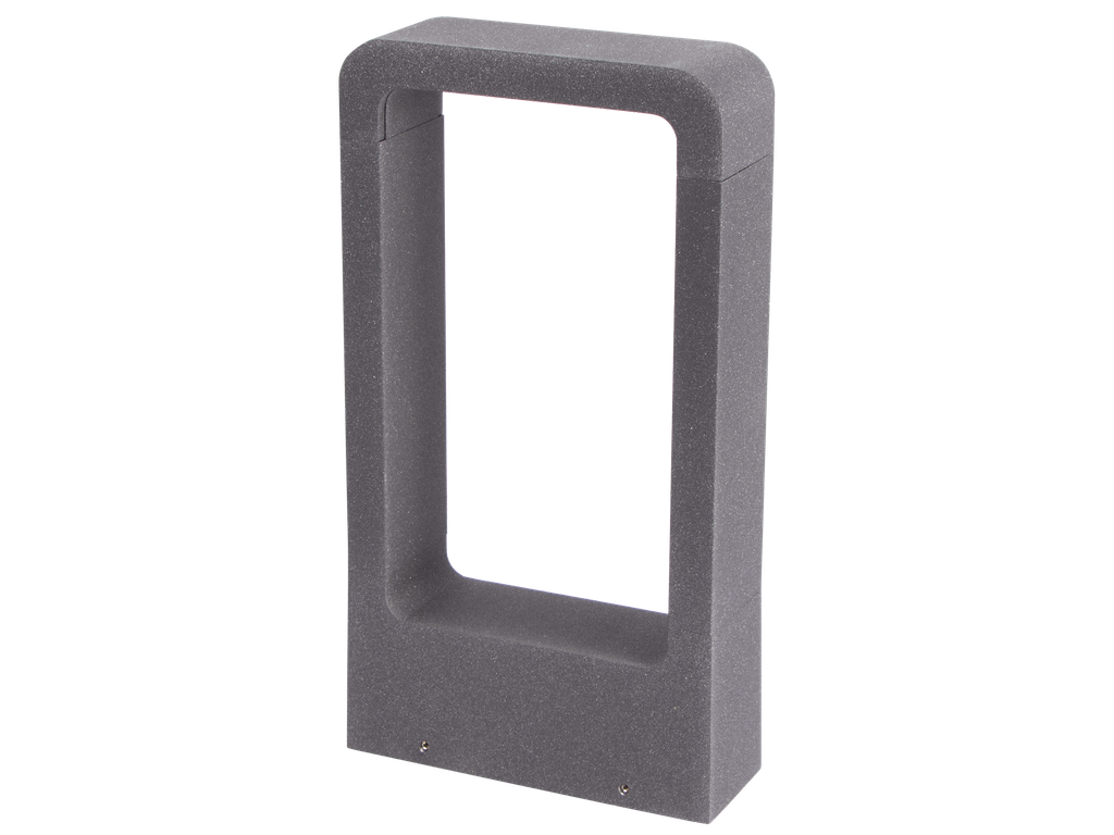 [J-BO9-300730] J-BO9-300730-BORNE JARDIN LED IP54 220V 30CM GOLANVA (7W, 3000K, GRIS FONCE)