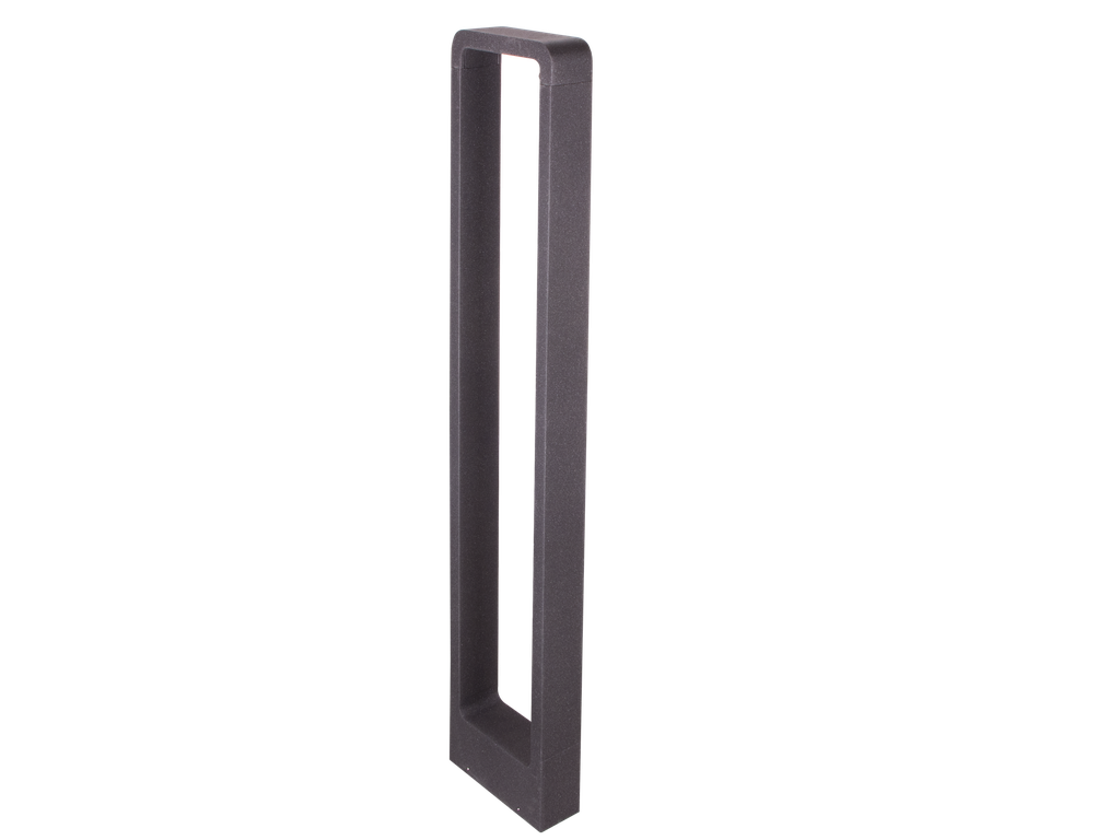[J-BO9-800730] J-BO9-800730-BORNE JARDIN LED IP54 220V 80CM GOLANVA (7W, 3000K, GRIS FONCE)