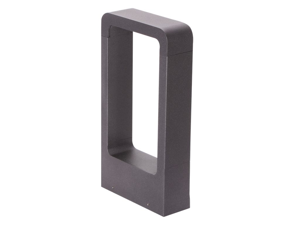 [J-BO9-300740] J-BO9-300740-BORNE JARDIN LED IP54 220V 30CM IBANDA (7W, 4000K, GRIS FONCE)