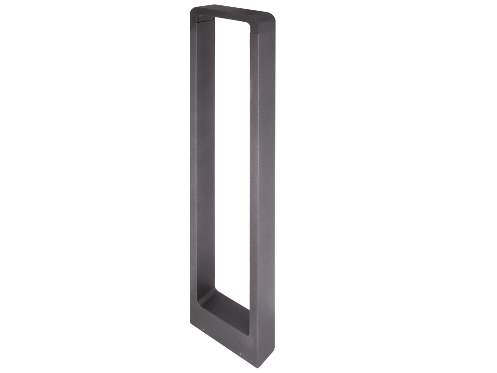 [J-BO9-800740] J-BO9-800740-BORNE JARDIN LED IP54 220V 80CM IBANDA (7W, 4000K, GRIS FONCE)