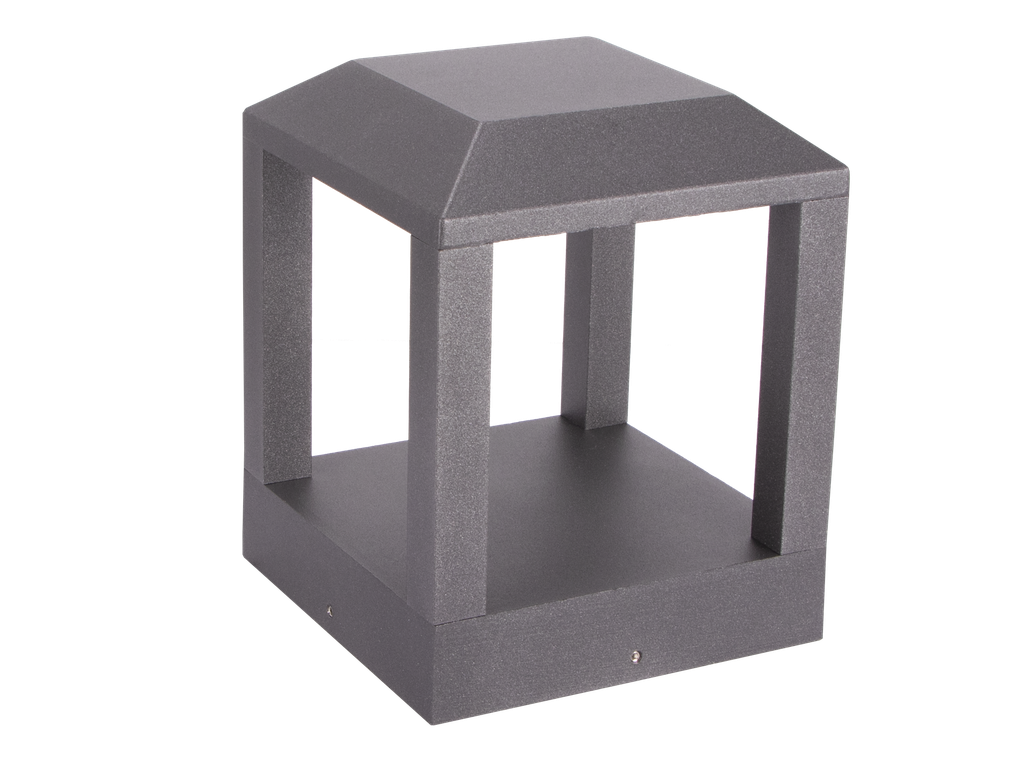 [J-BR3-450740] J-BR3-450740-BORNE JARDIN LED IP54 220V 45CM JONAYRI (7W, 4000K, GRIS FONCE)