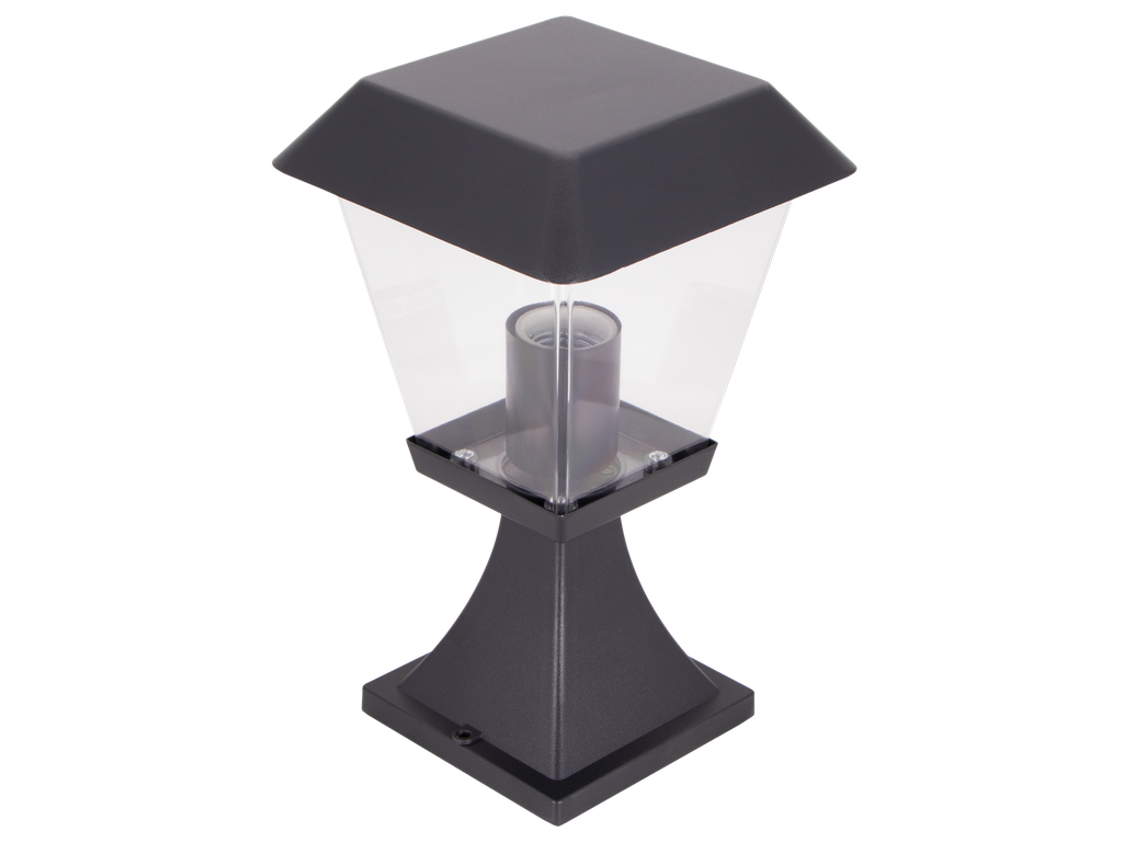 [J-BO10-312702] J-BO10-312702-BORNE JARDIN E27 220V 30CM KOLONYA (NOIR MAT)