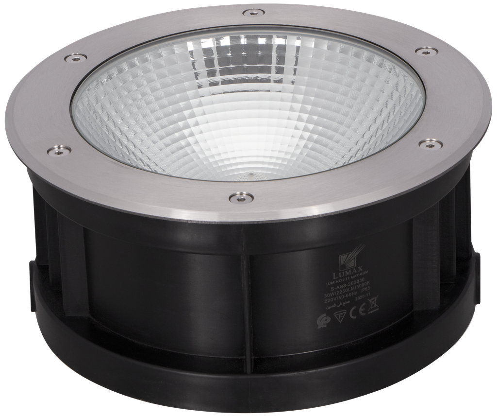 312-LORANDIA-053-SPOT AU SOL LED A ENCASTRER ROND FIXE IP67 COB 220V