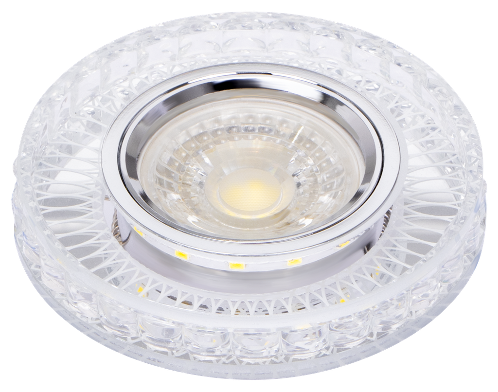 S-XI-256341SPOT MR16 A ENCASTRER ROND GLASS + LED 3W AMELIE1