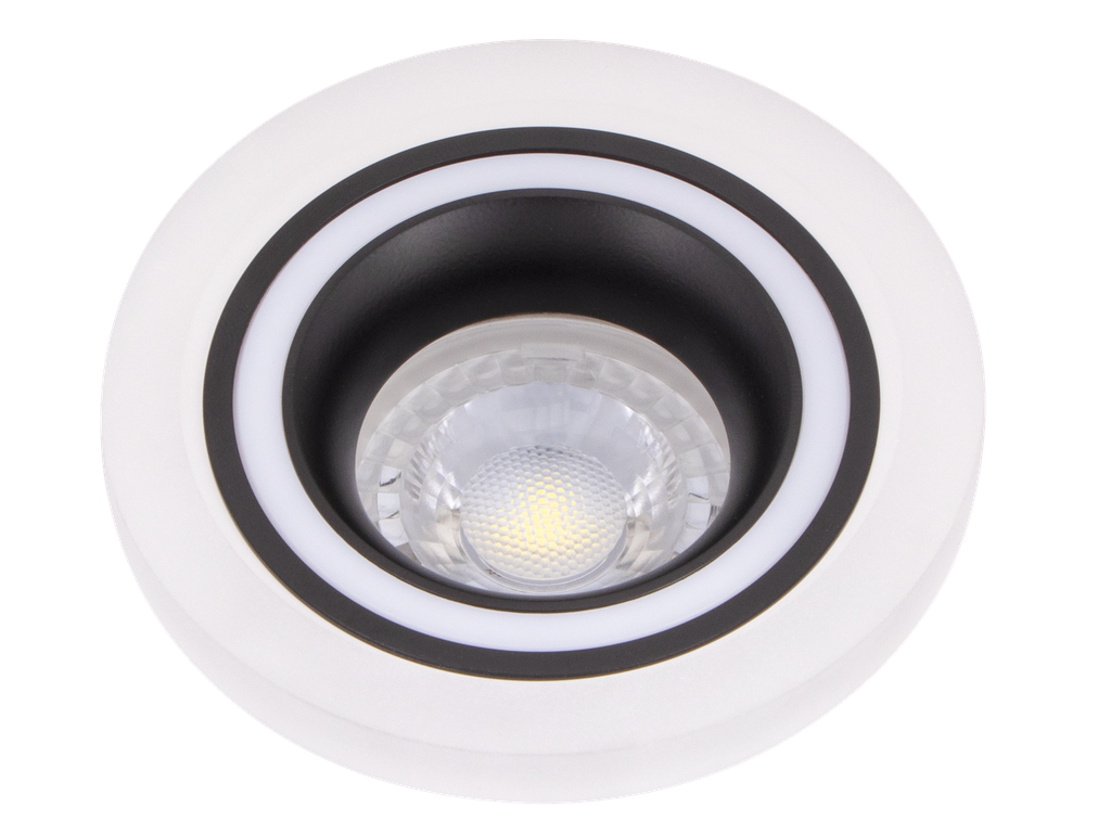 22-1-LILAC-6152 SPOT MR16 A ENCASTRER ROND FIXE ACRYLIQUE + ALU