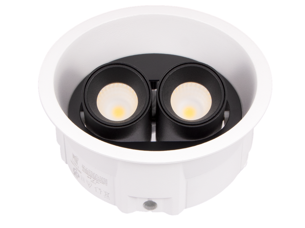 22-7-PILEA-1282 SPOT LED ROND A ENCASTRER  ORIENTABLE COB 220V