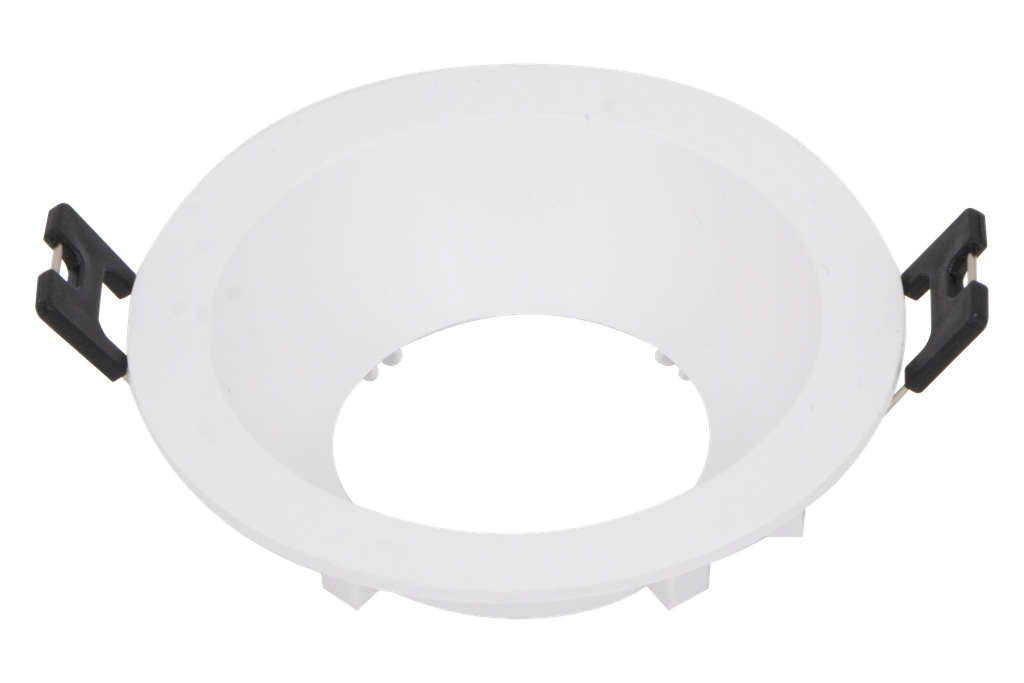 221-LAZANO-110- SPOT ROND FIXE RETRAIT PVC BLANC IP20