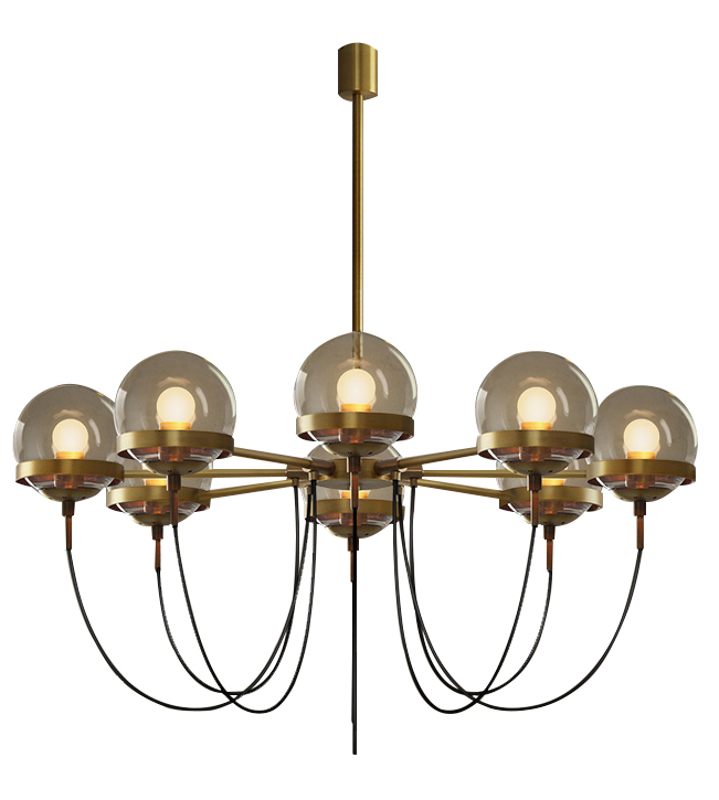 804-GIULIA-008- LUSTRE 8XE27 220V D800