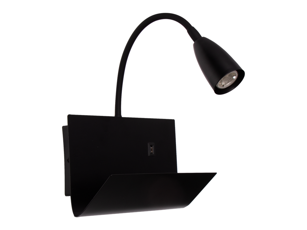 801-FREESIA-001-APPLIQUE GU10+USB 2A L23 W21 H27