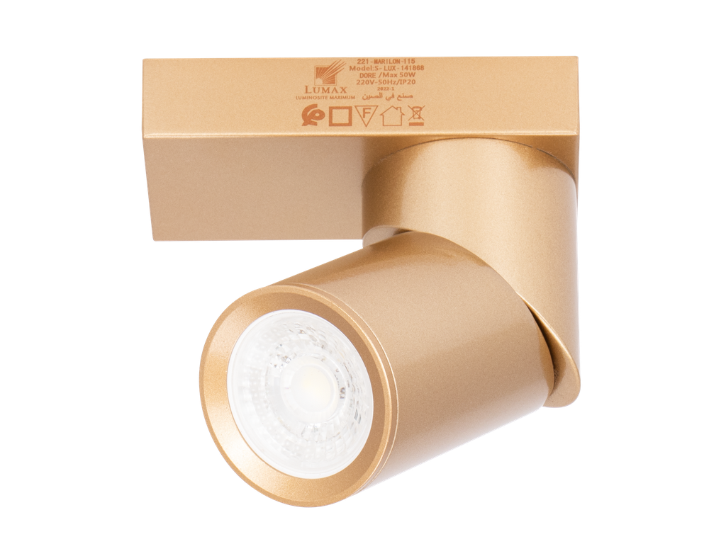 221-MARILON-115- APPLIQUE ORIENTABLE  GU10 220V