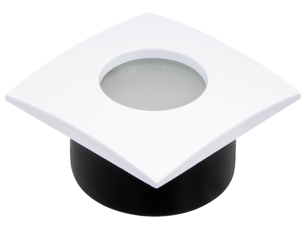 221-EZIO-2201- SPOT GU10 ALLUMINUM CARRE FIXE ETANCHE IP65