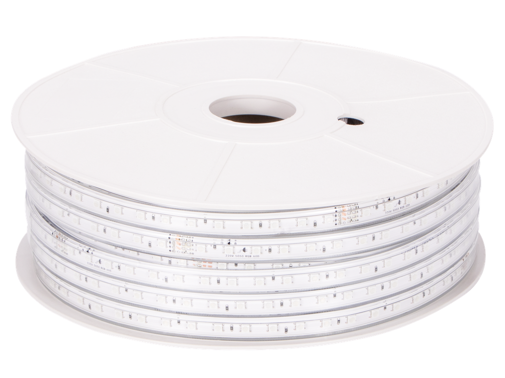 R-RB5-550610-RUBAN LED 5050- 60LED SANS FIL 220V 50ML BRUNA