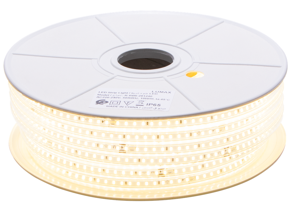 26-FOX-2422 RUBAN LED 2835-120LED 220V 100ML CUT/20CM SANS FIL FOX