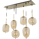 803-GAREN-082-SUSPENSION 6*E14 L800*340*H1200MM 220V GAREN