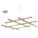 803-TRAVIS-075-SUSPENSION LED 220V L124*92*120CM TRAVIS